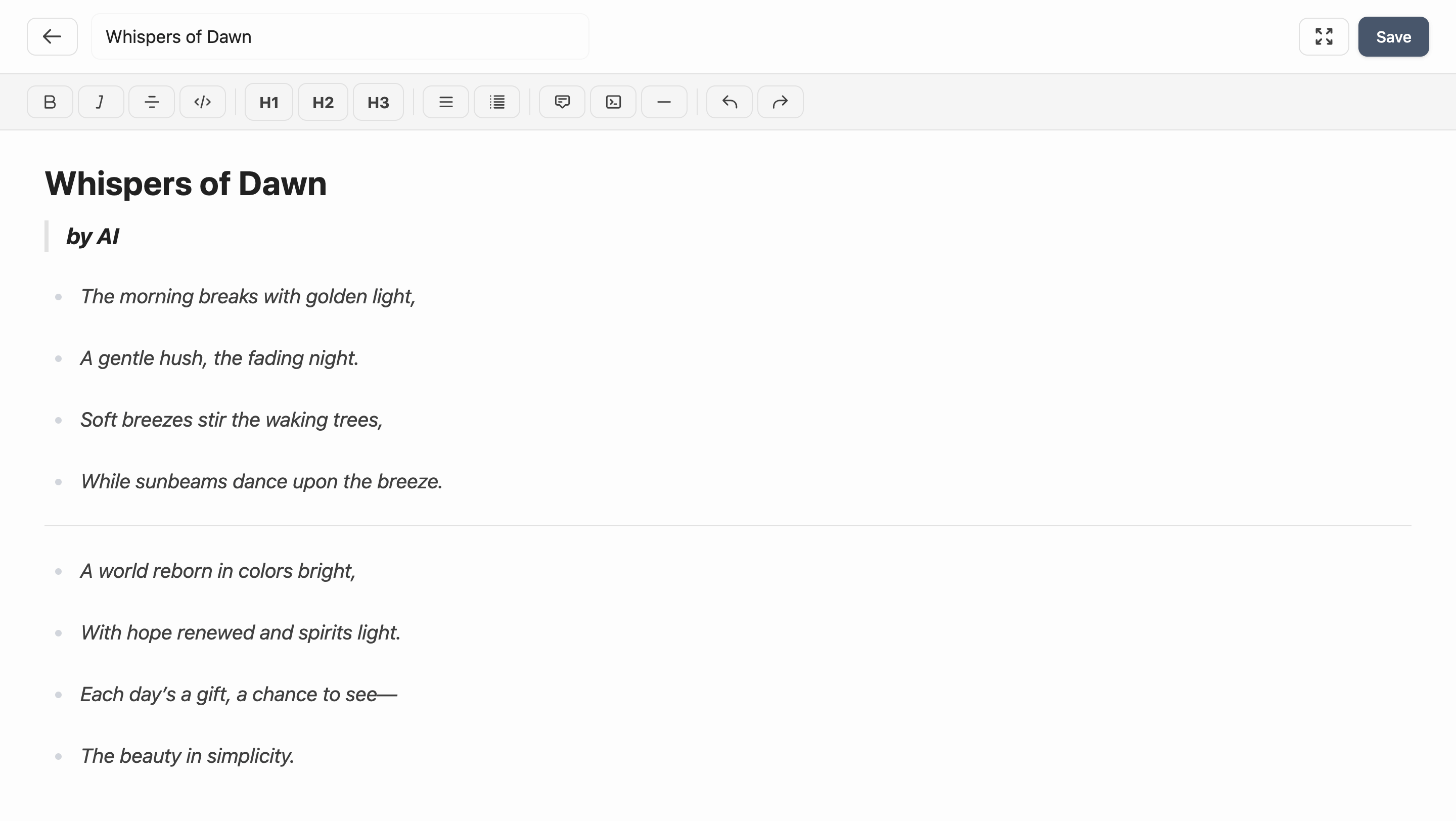 Markdown Editor